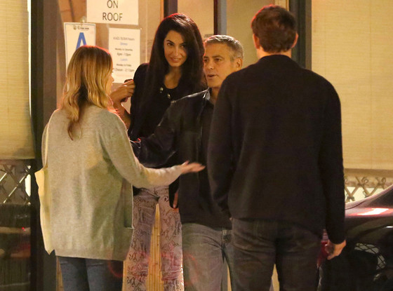 Emily Blunt, George Clooney, Amal Alamuddin, John Krasinski Emily Blunt, George Clooney, Amal Alamuddin, John Krasinski